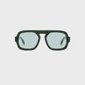 Elisa Johnson Jane Sunglasses - Green Tortoise