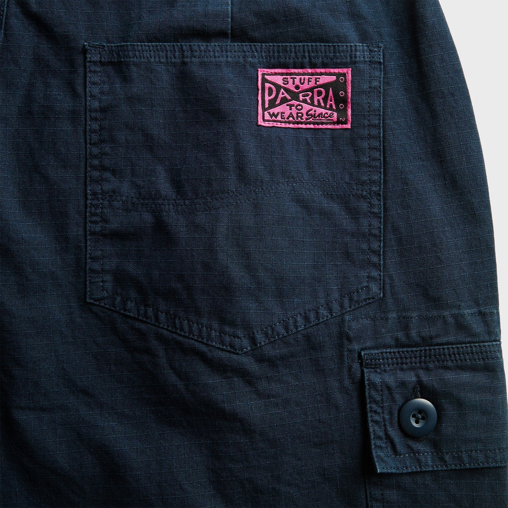 by Parra Cargo Stuff Cargo Short - Blue