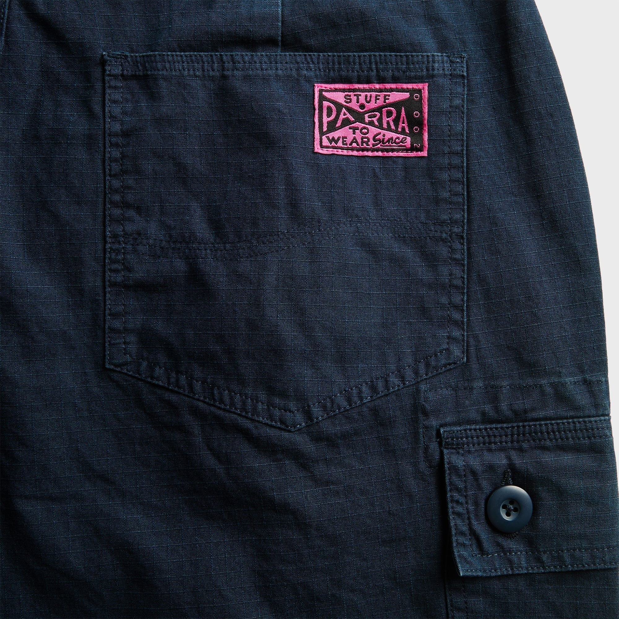 by Parra Cargo Stuff Cargo Short - Blue
