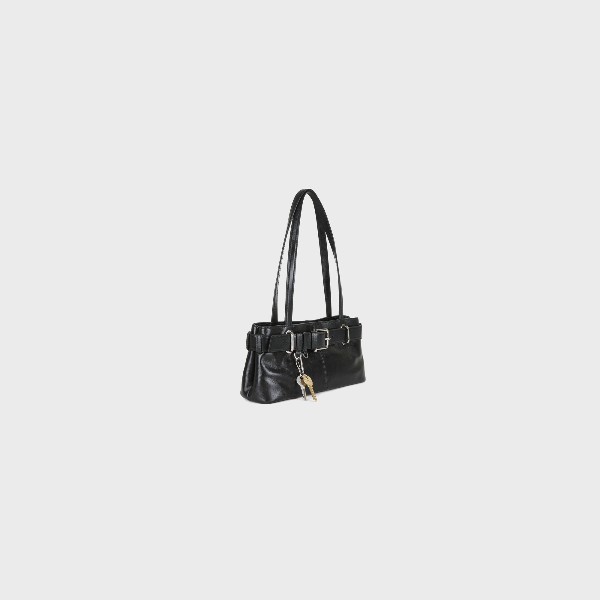 Osoi Shoulder Brocle Mini Bag - Black