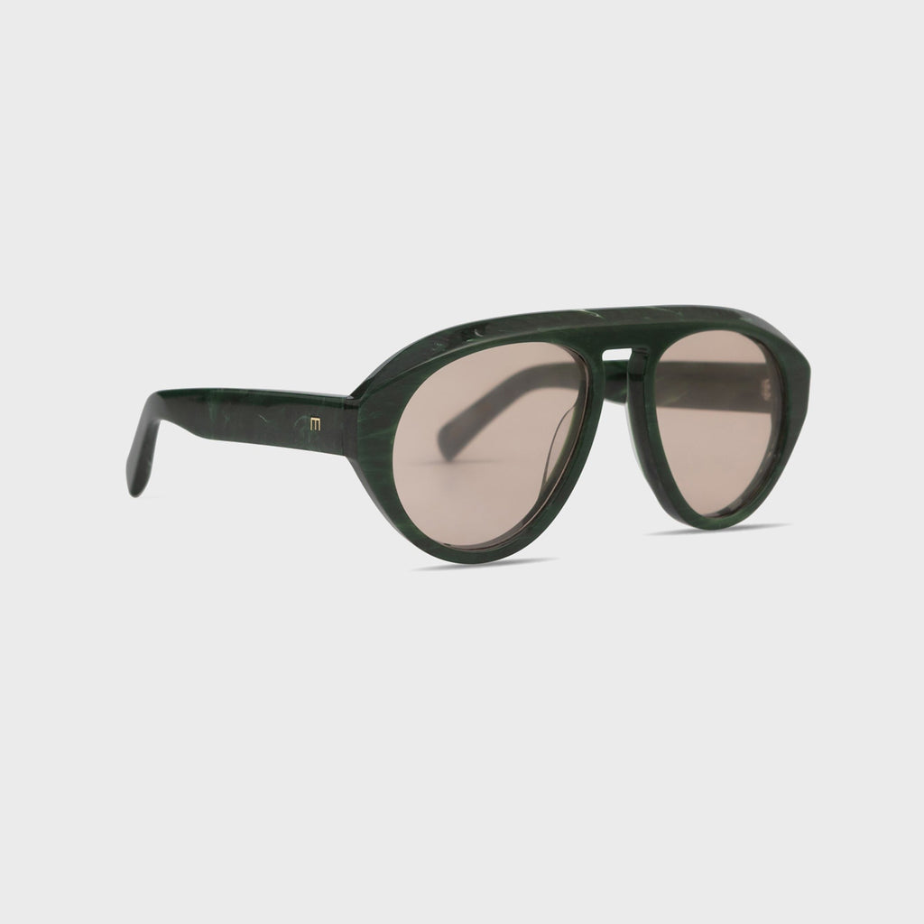 Elisa Johnson Val Sunglasses - Green Tortoise