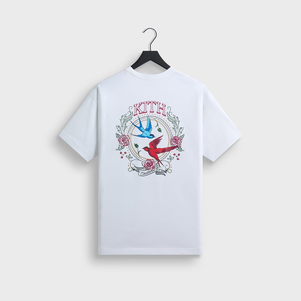 Kith Swallow Emblem Short Sleeve Tee - White