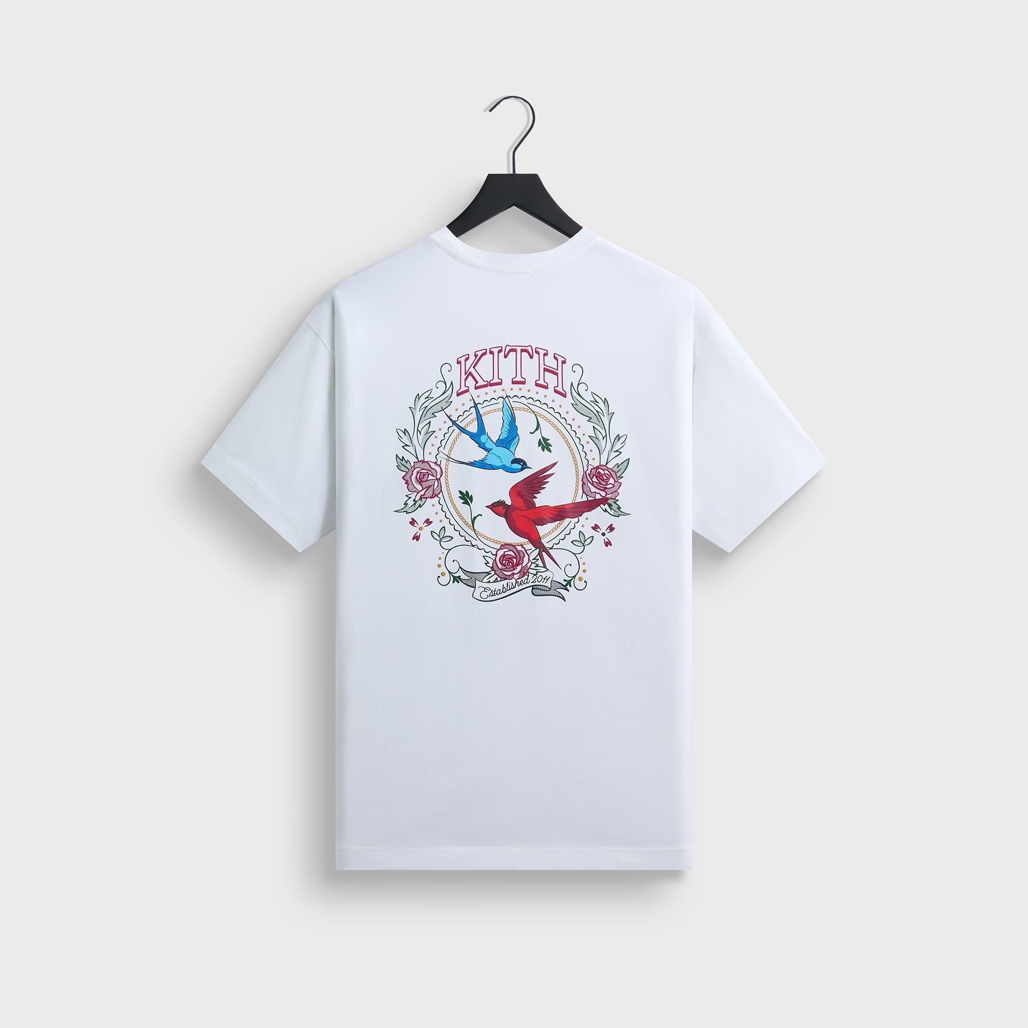 Kith Swallow Emblem Short Sleeve Tee - White