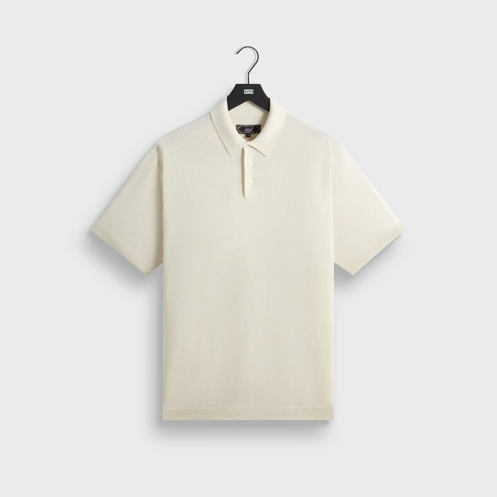 Kith Super Fine Viscose Knit Baldwin Polo - Sandrift