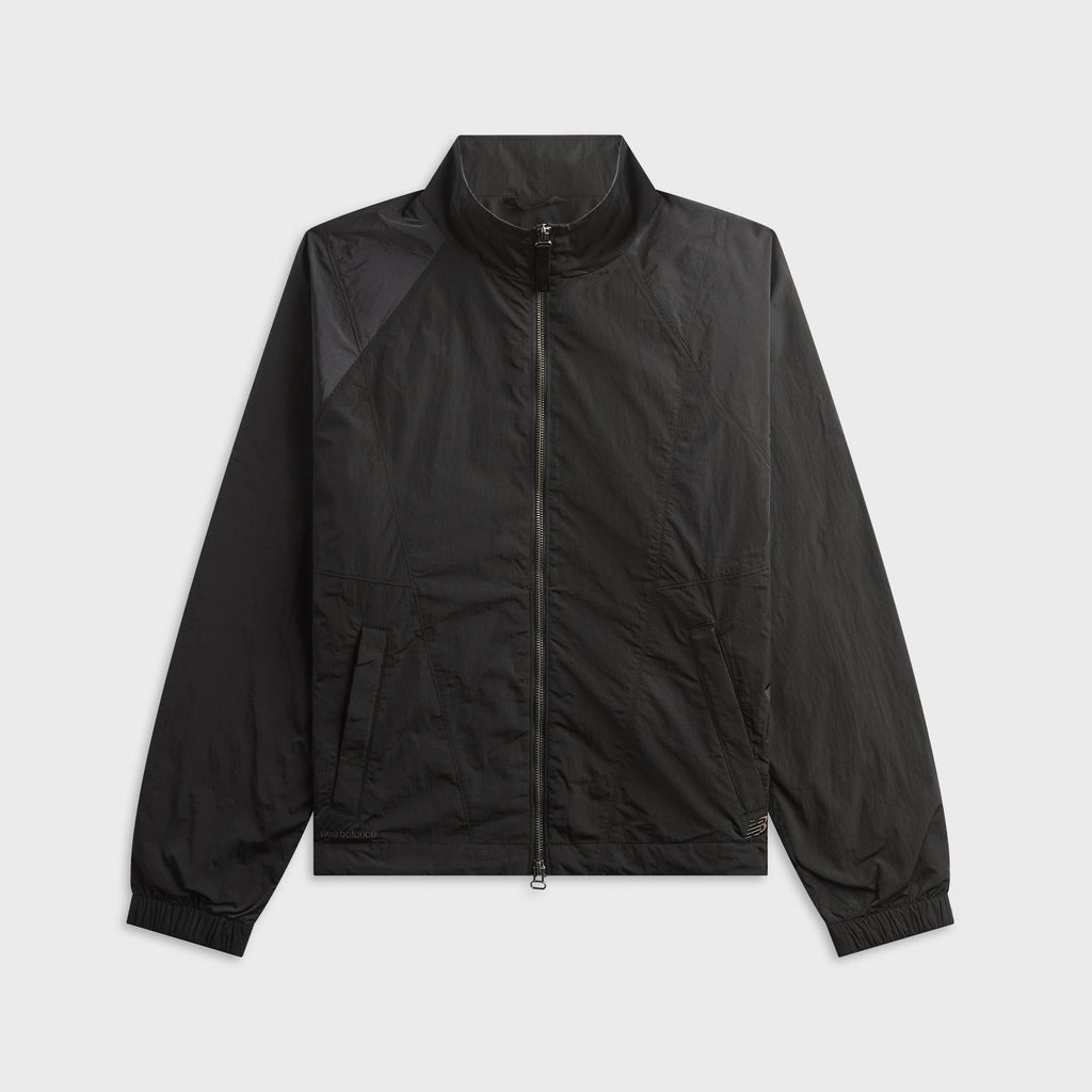 New Balance Grey Nylon Jacket - Black