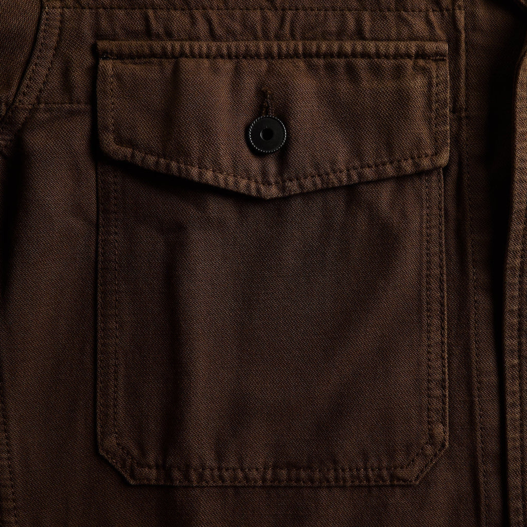 Lemaire Trucker Jacket - Cacao