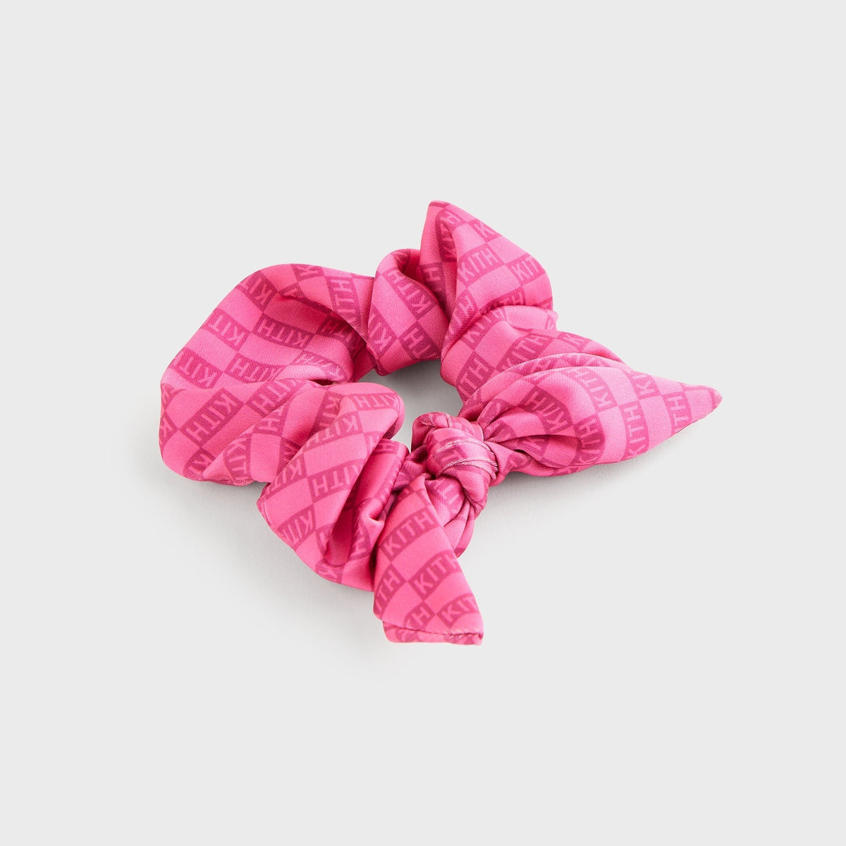 Kith Kids Set of 2 Printed Classic Logo Monogram Scrunchie - Multi