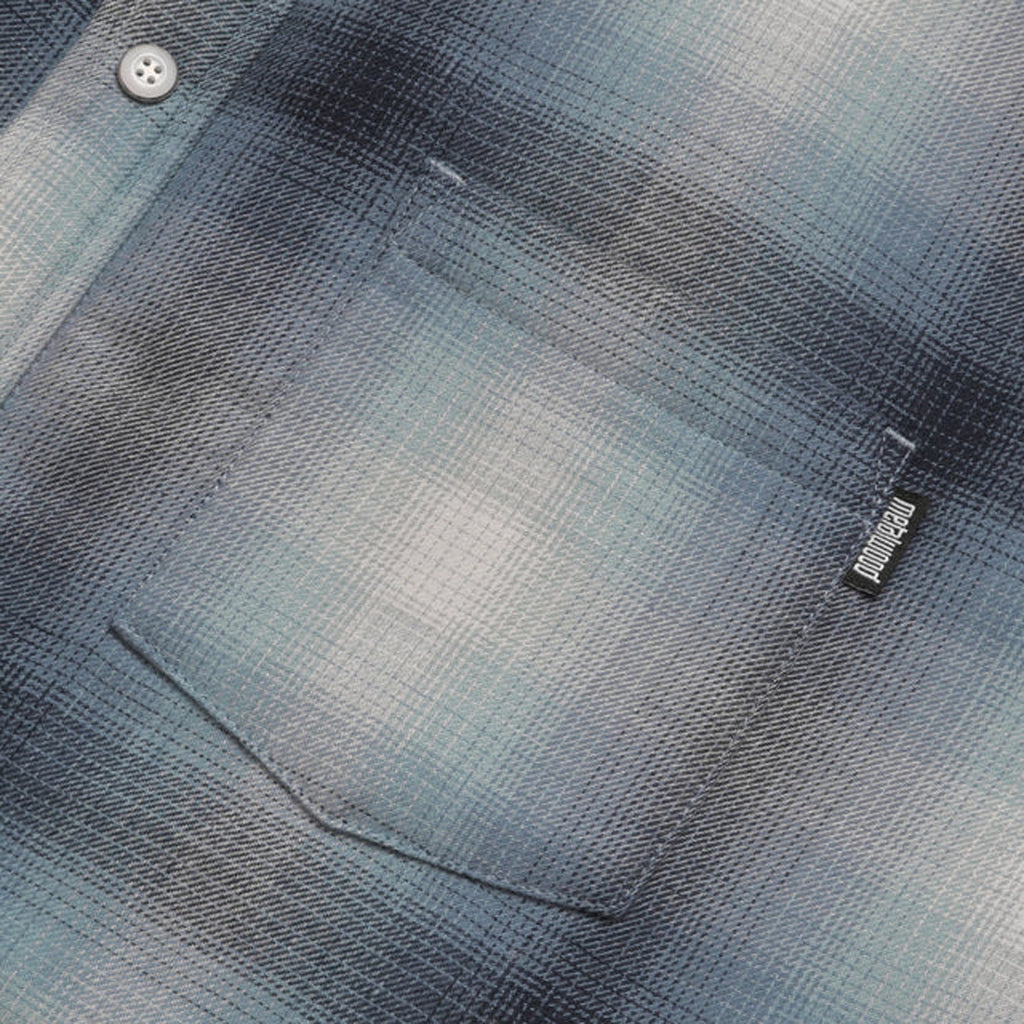 Metalwood Poly Filled Shirt - Blue Plaid