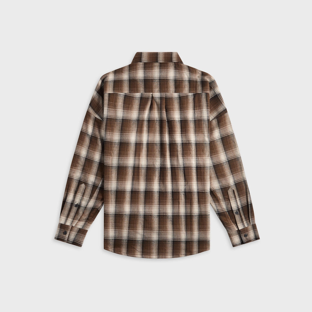 Stampd Oversized Plaid Buttondown - Earth Plaid