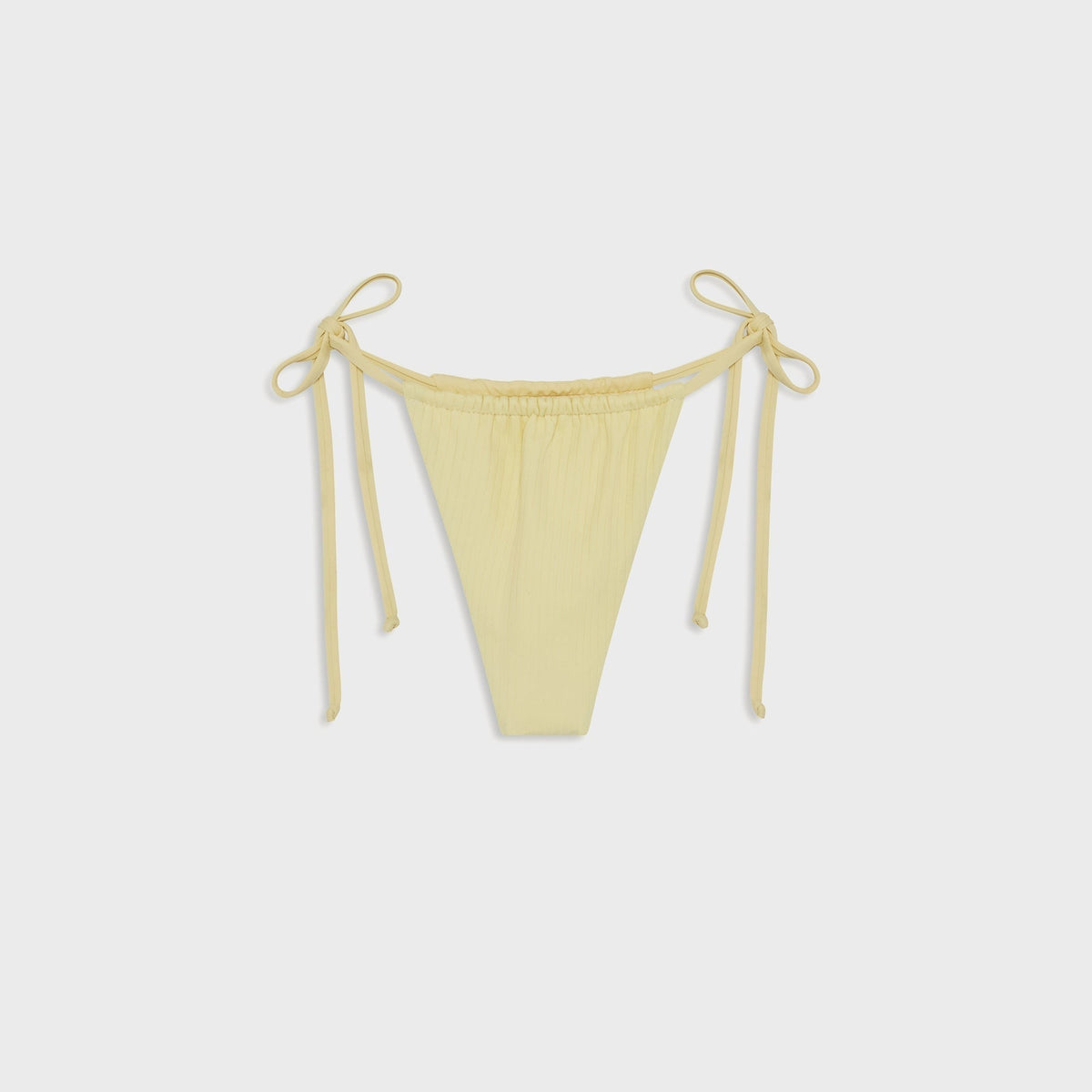 Frankies Bikinis Tia Ribbed Bottom - Lilkoi Butter