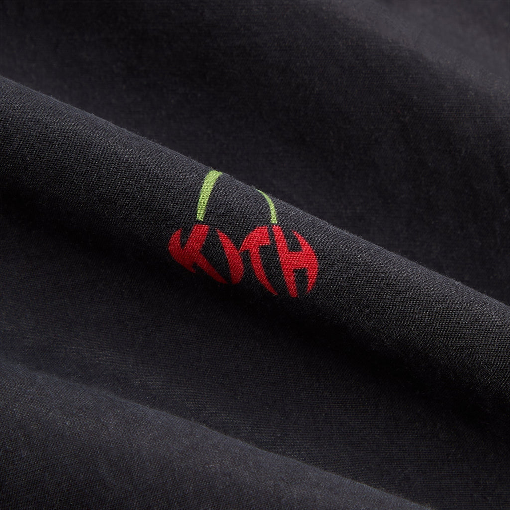 Kith Printed Cherry Cupro Linen Beckham Buttondown - Black