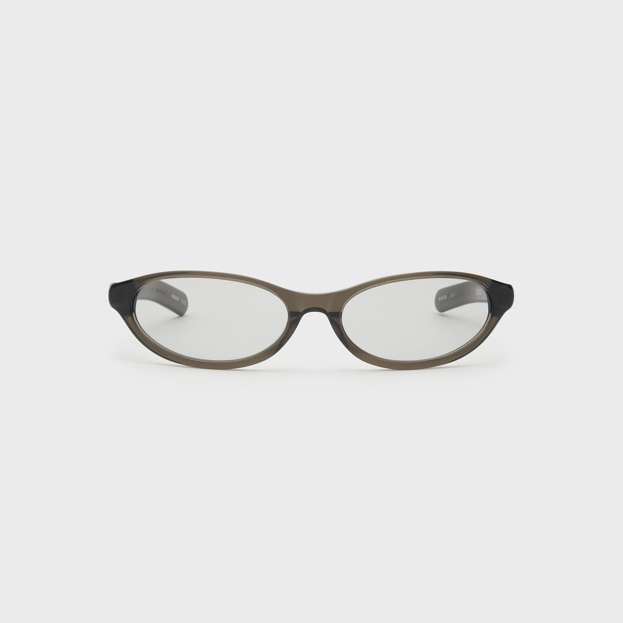 Flatlist Olympia Sunglasses - Crystal Warm Grey / Light Grey