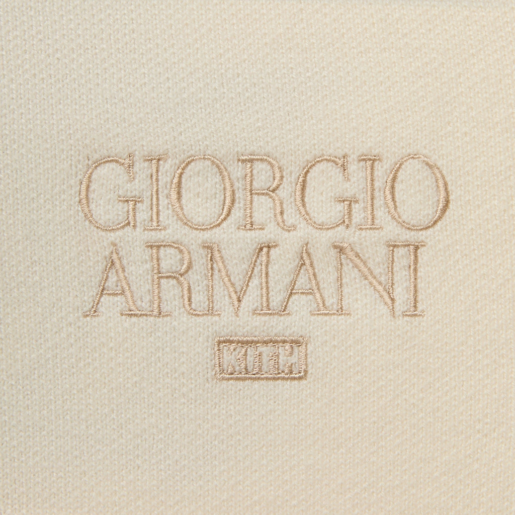 Giorgio Armani & Kith for the New York Knicks Harmon Rugby Polo - Sandrift