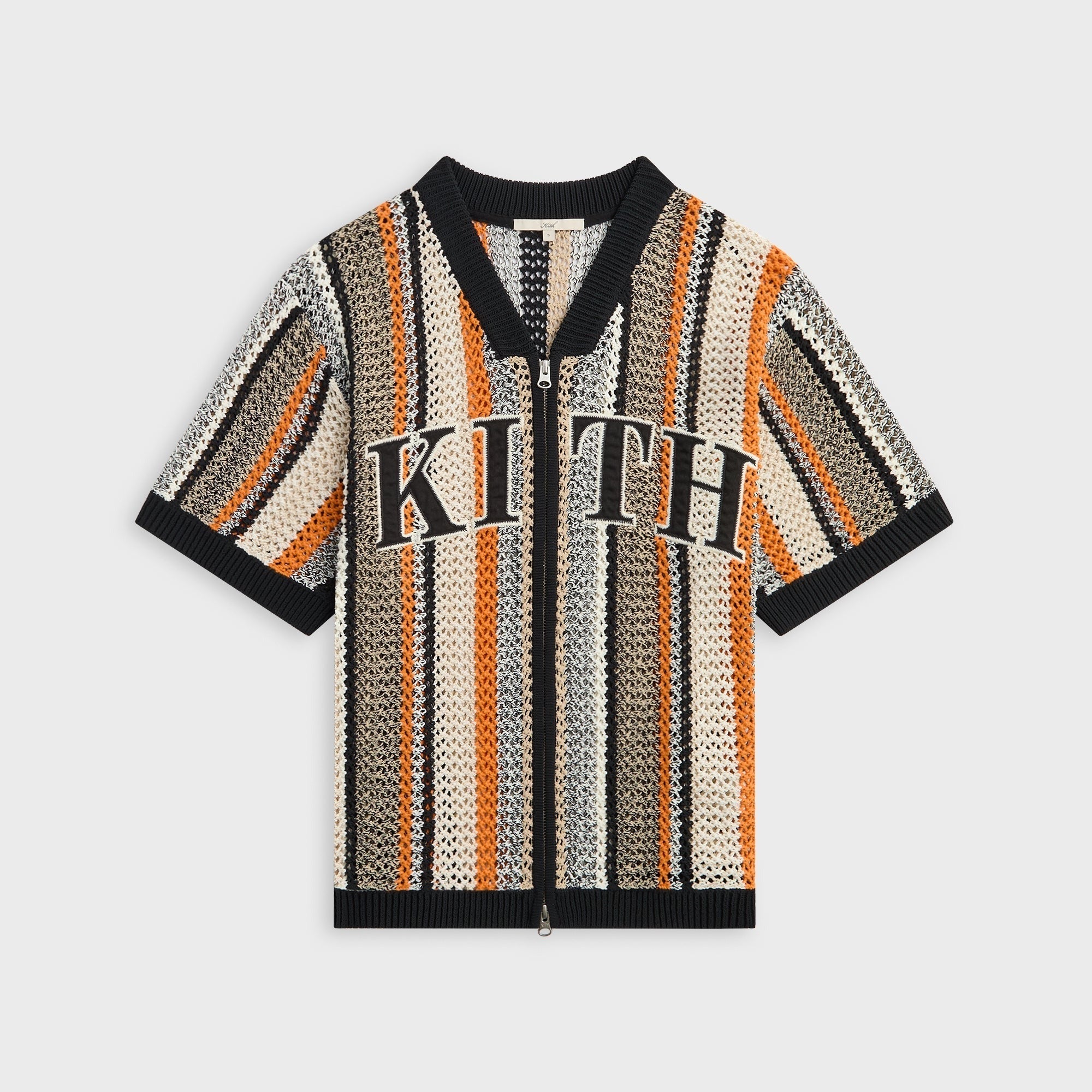 Kith Women Spencer III Crochet Zip Up Jersey - Ink
