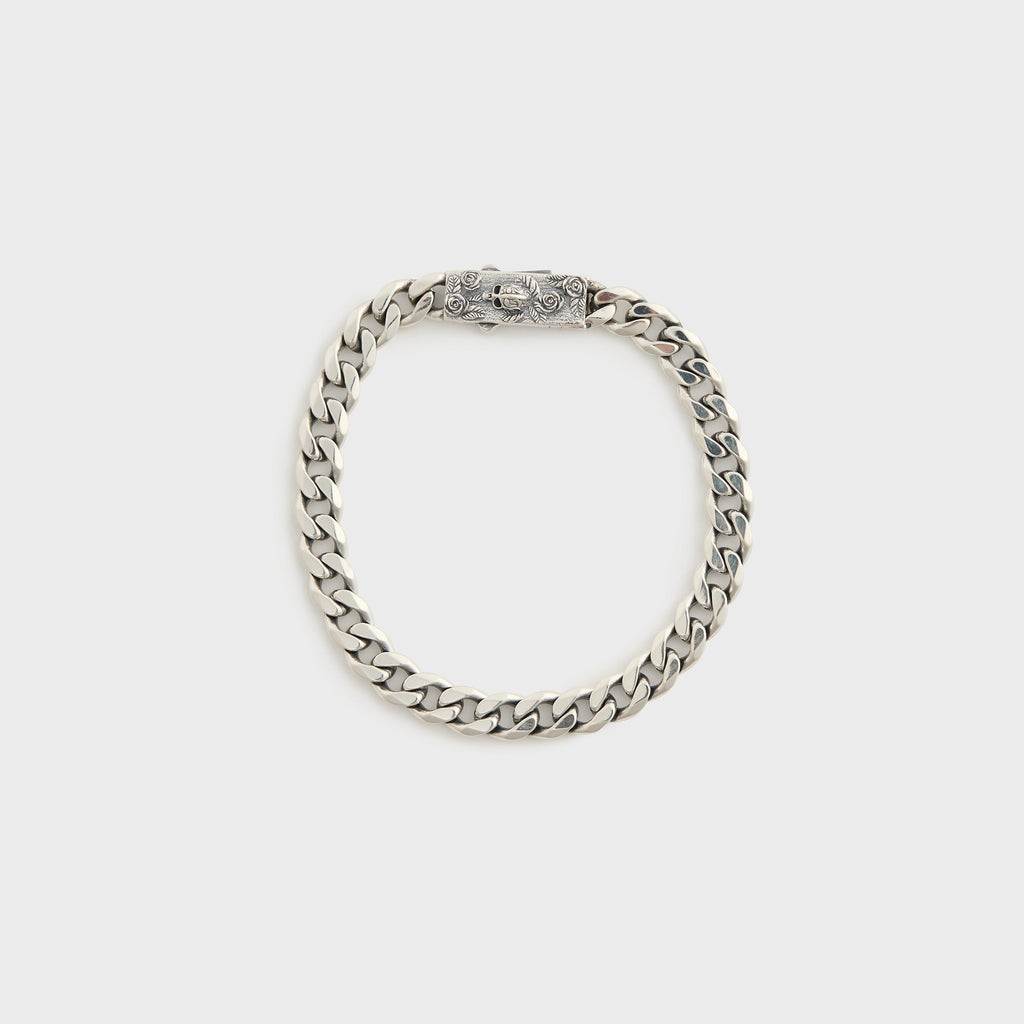 Emanuele Bicocchi Chain Bracelet Skullbox Clasp - Silver