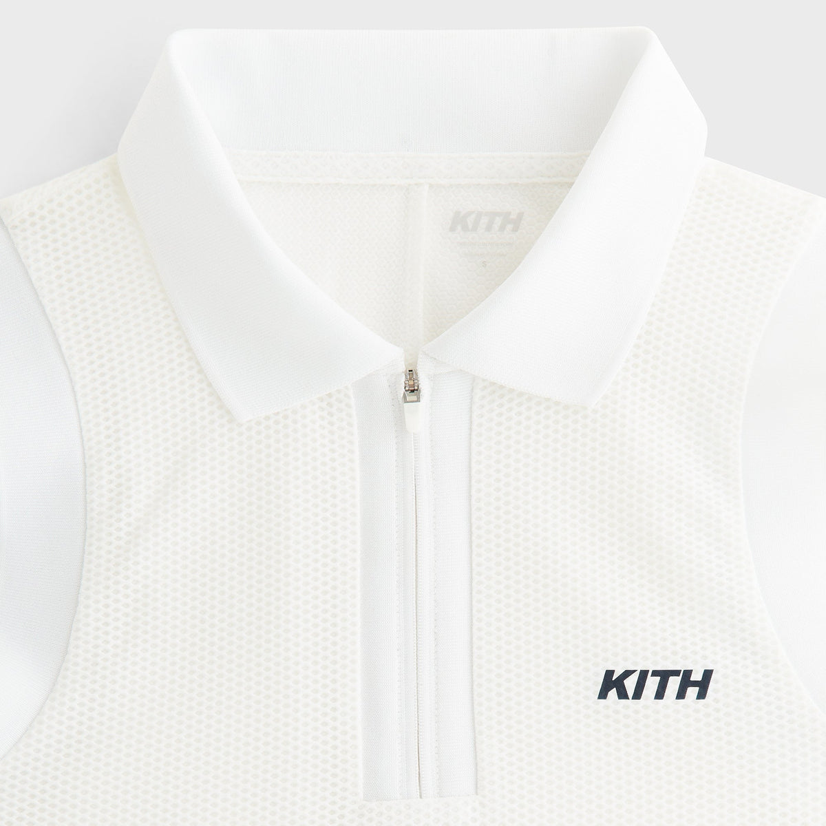 Kith Women Perry Polo Mesh Dress - White