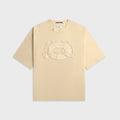 C.P. Company 20/1 Jersey Short Sleeve Boxy Logo Tee - Frozen Dew