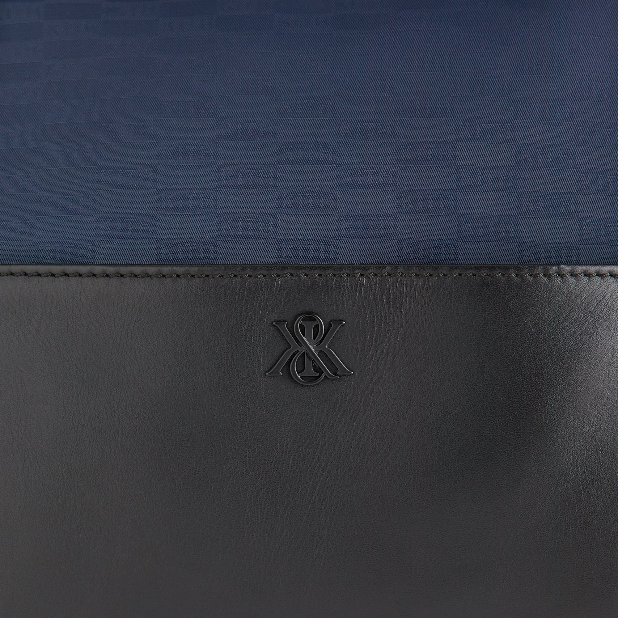 Kith Monogram Nylon Leather Traveler K55 Bag - Nocturnal