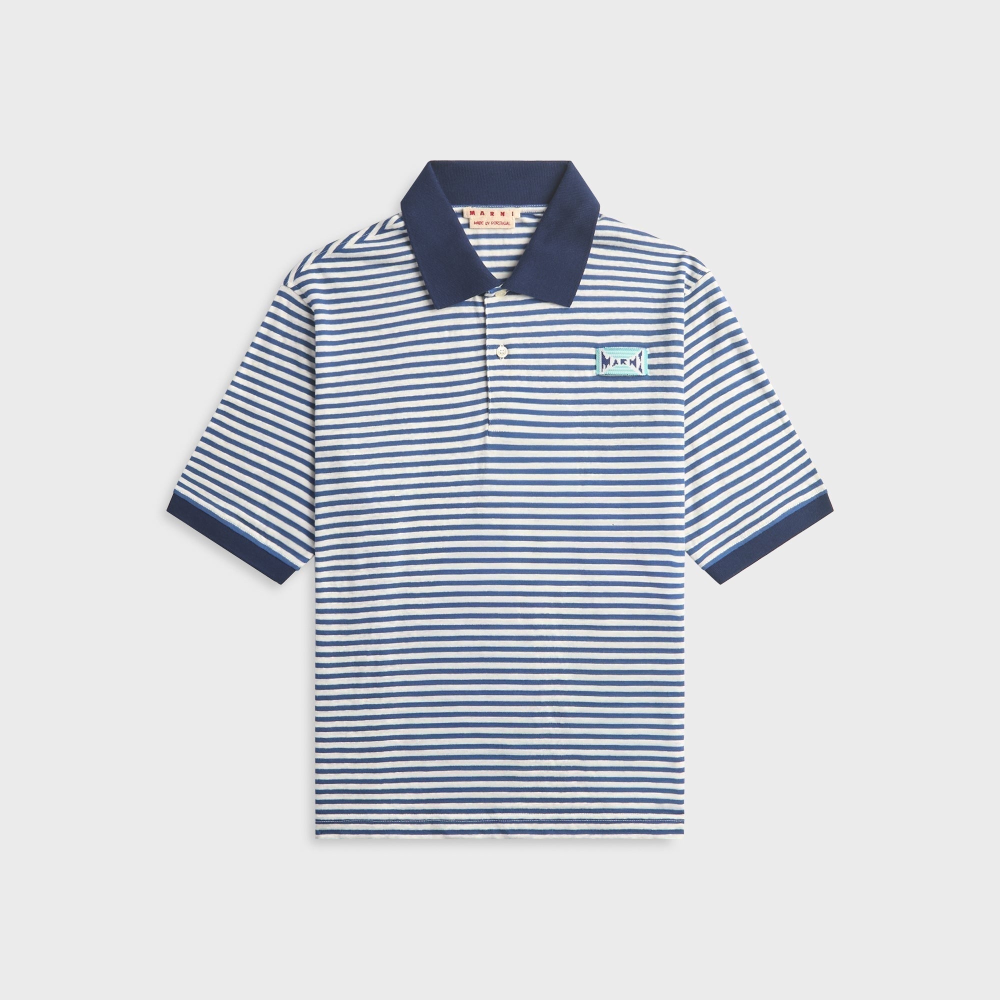 Marni Polo Neck Shirt - Royal