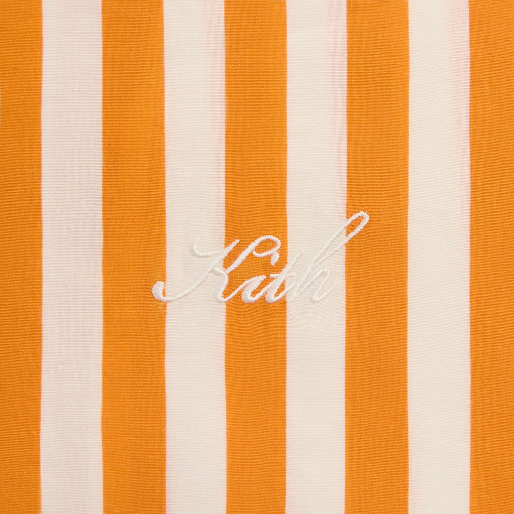 Kith Striped Thompson Camp Collar Shirt - Tiger