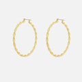 Luv AJ Hanalei Twisted Hoops - Gold