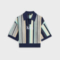 Kith Kids Striped Nelson Short Sleeve - Mykonos