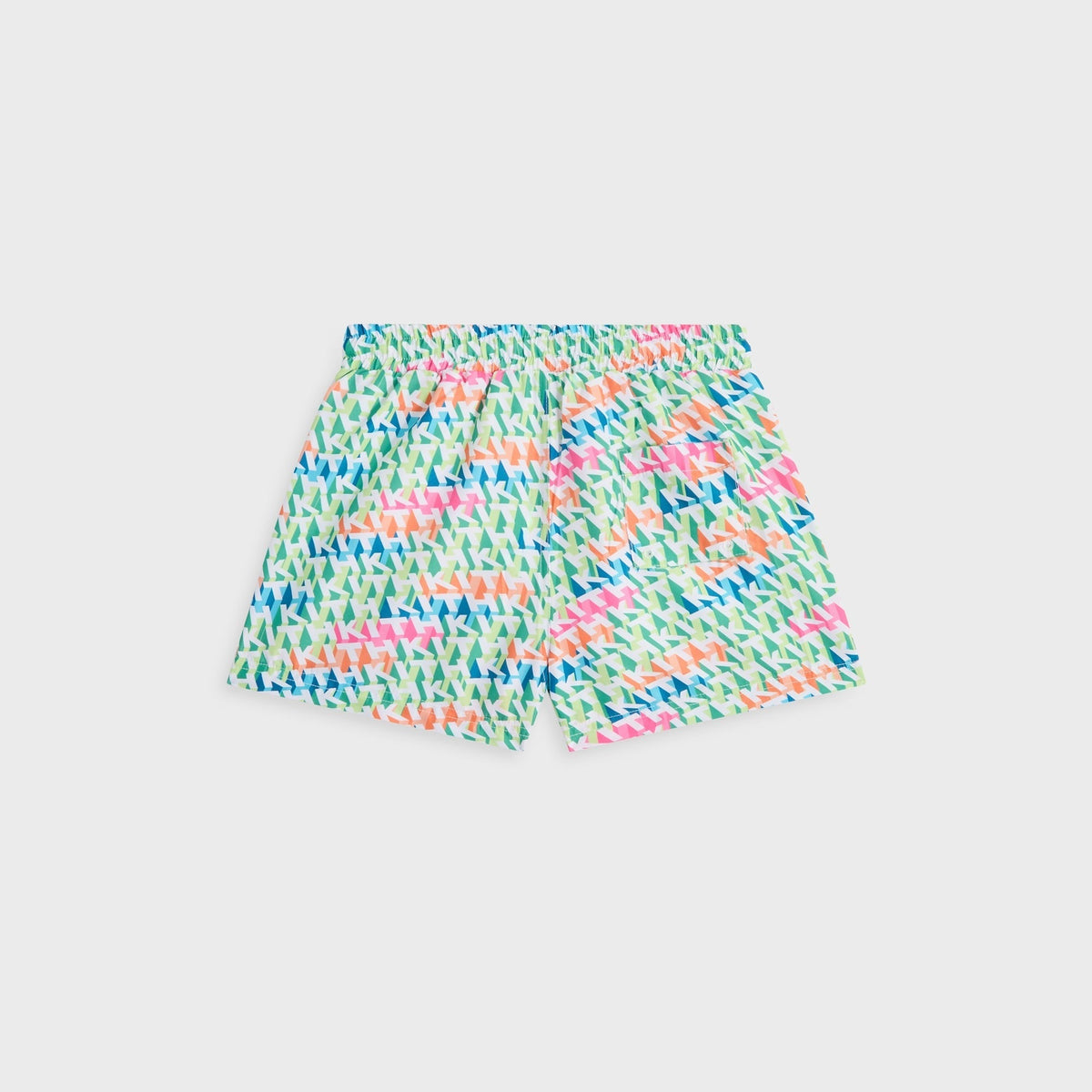 Kith Kids 3D Monogram Kai Swim Trunk - Peridot
