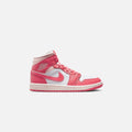 Nike Air Jordan 1 Mid - White / Sea Coral / Atmosphere / Sail
