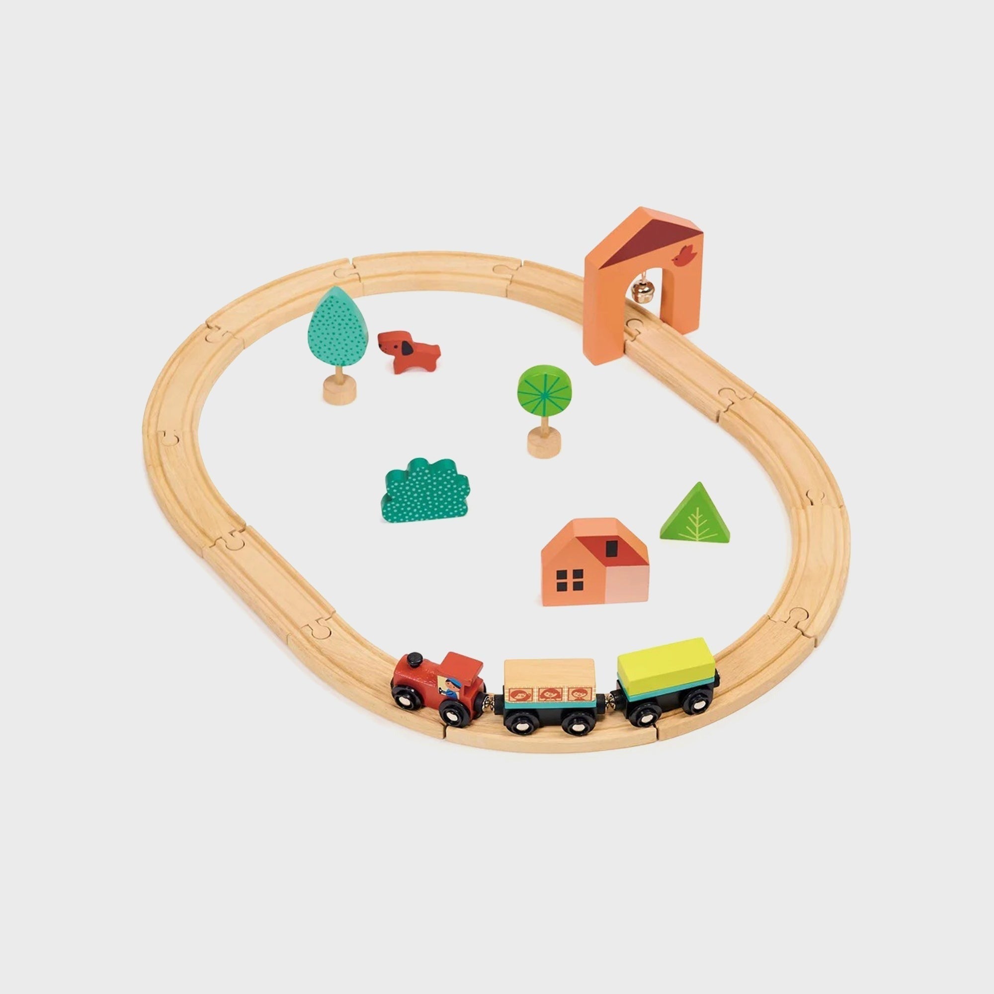 Mentari My First Wooden Train Set
