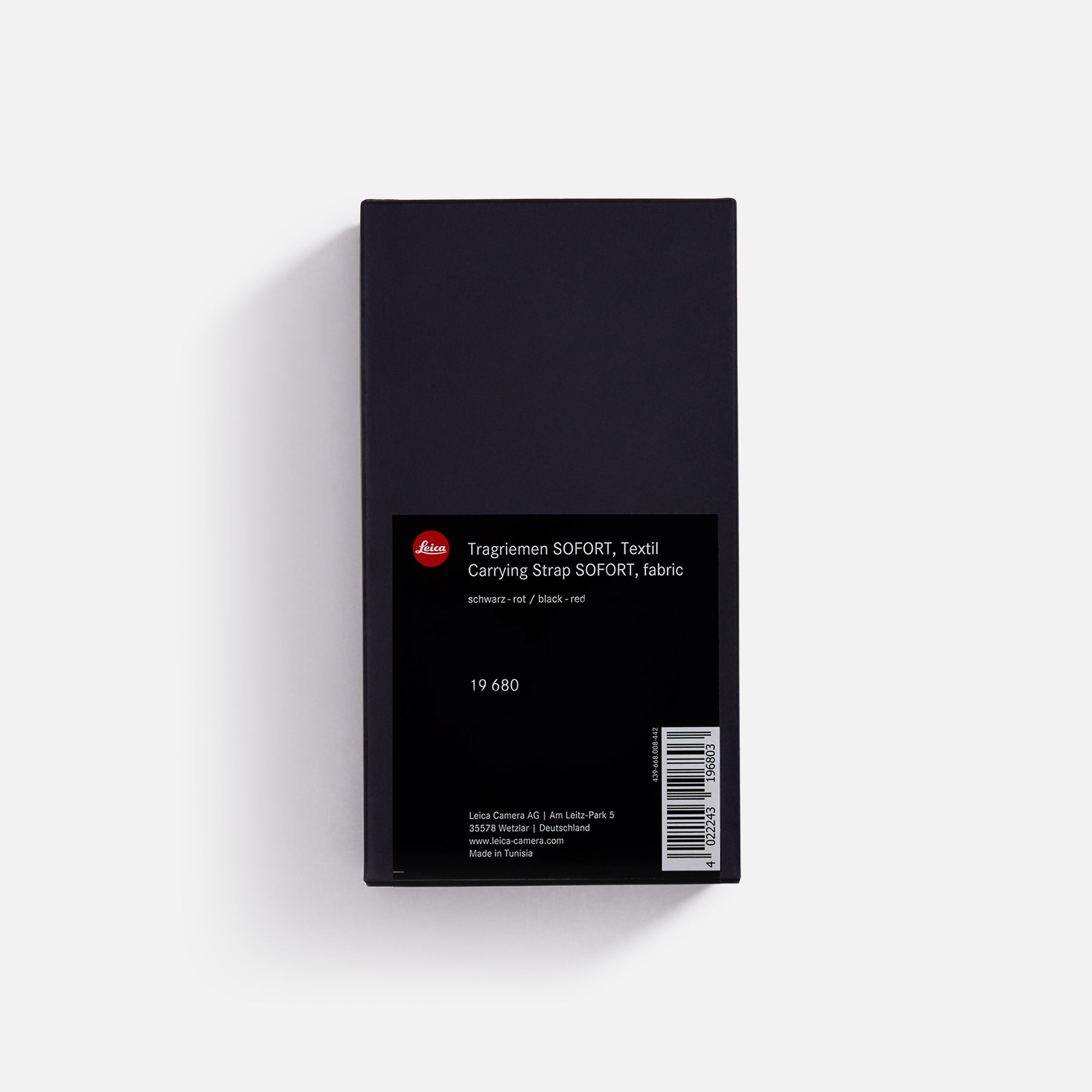 Leica Carrying Strap SOFORT - Black / Red