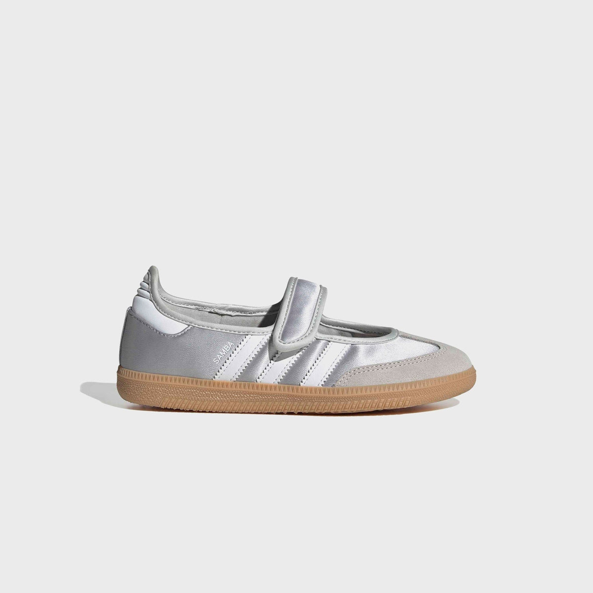 adidas GS Samba Jane - Silver Metallic / Cloud White / Gum