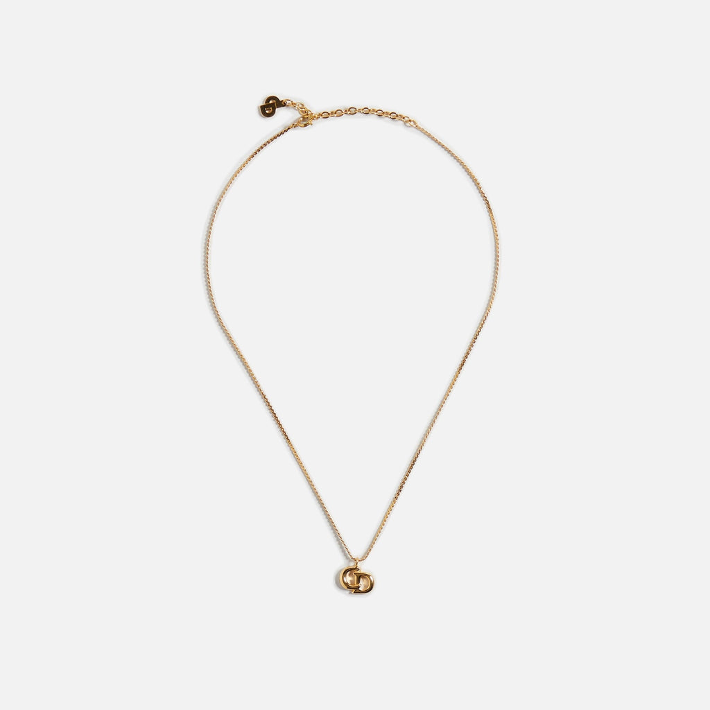 WGACA Dior CD Necklace - Gold