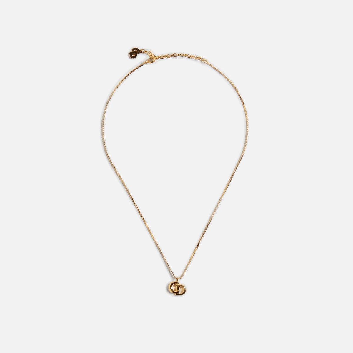 WGACA Dior CD Necklace - Gold