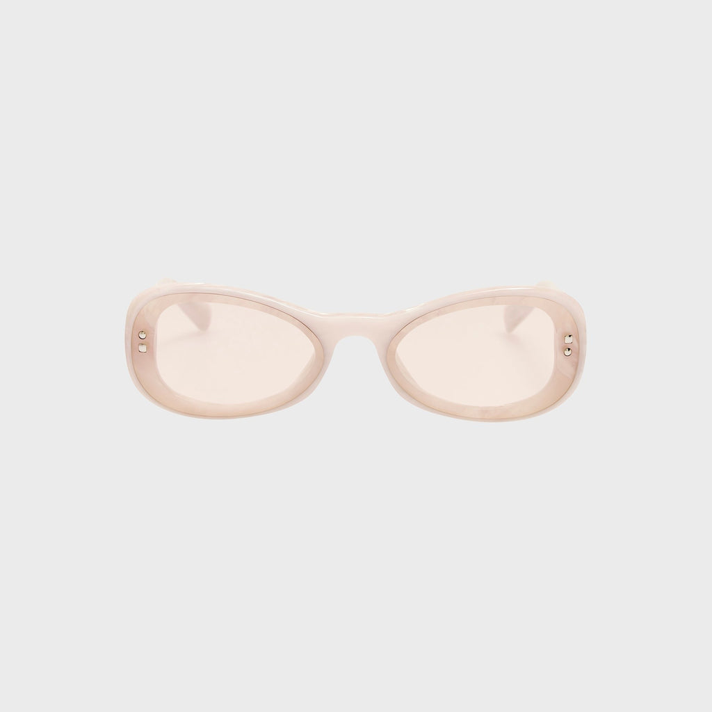 Jacquemus 194 Frames - Marble / Silver / Light Smoke