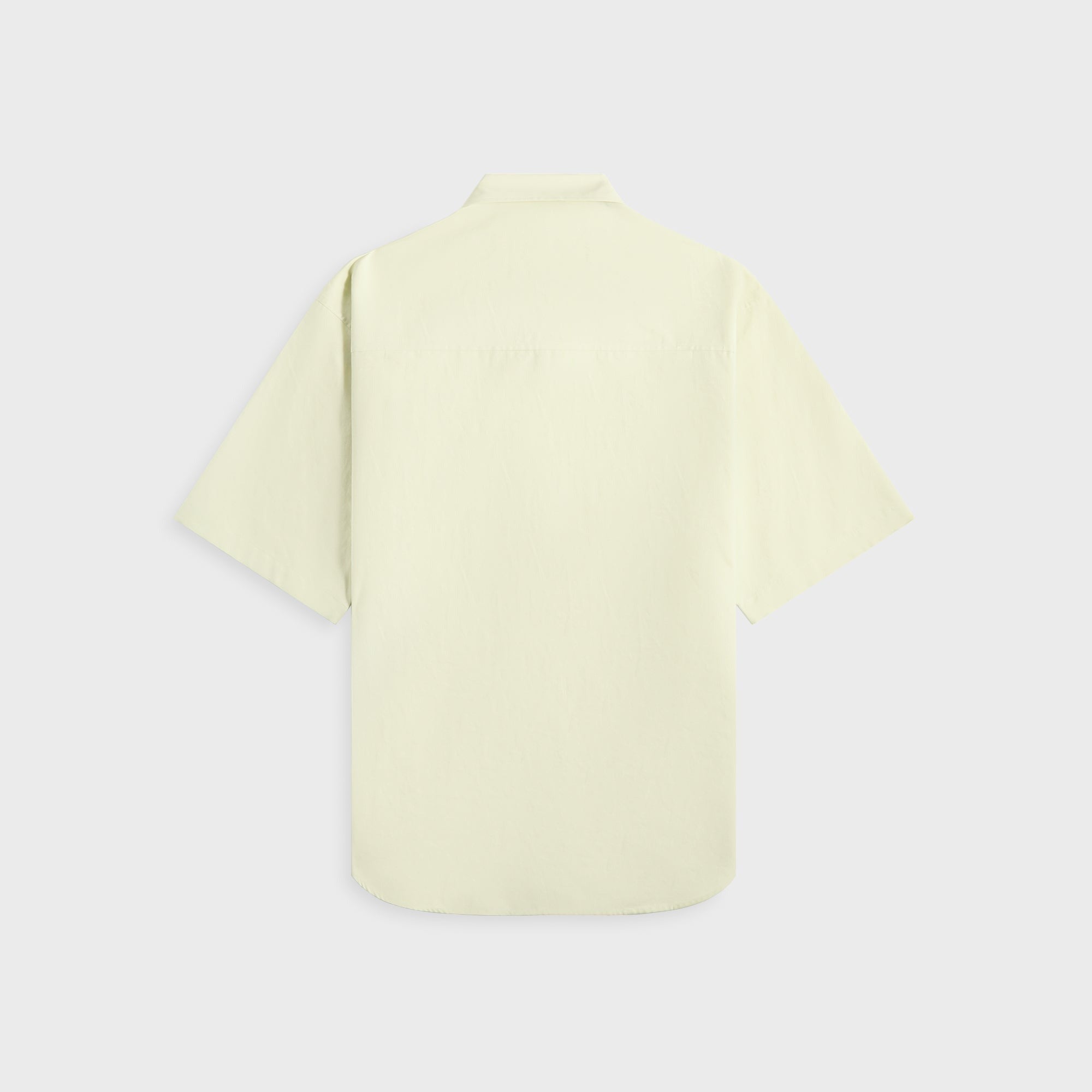 Auralee Washed Finx Twill Big Half Sleeved Shirt - Light Green
