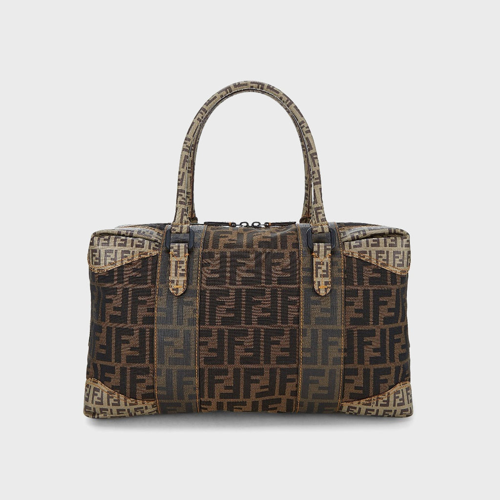 WGACA Fendi B Mix Boston Large - Brown
