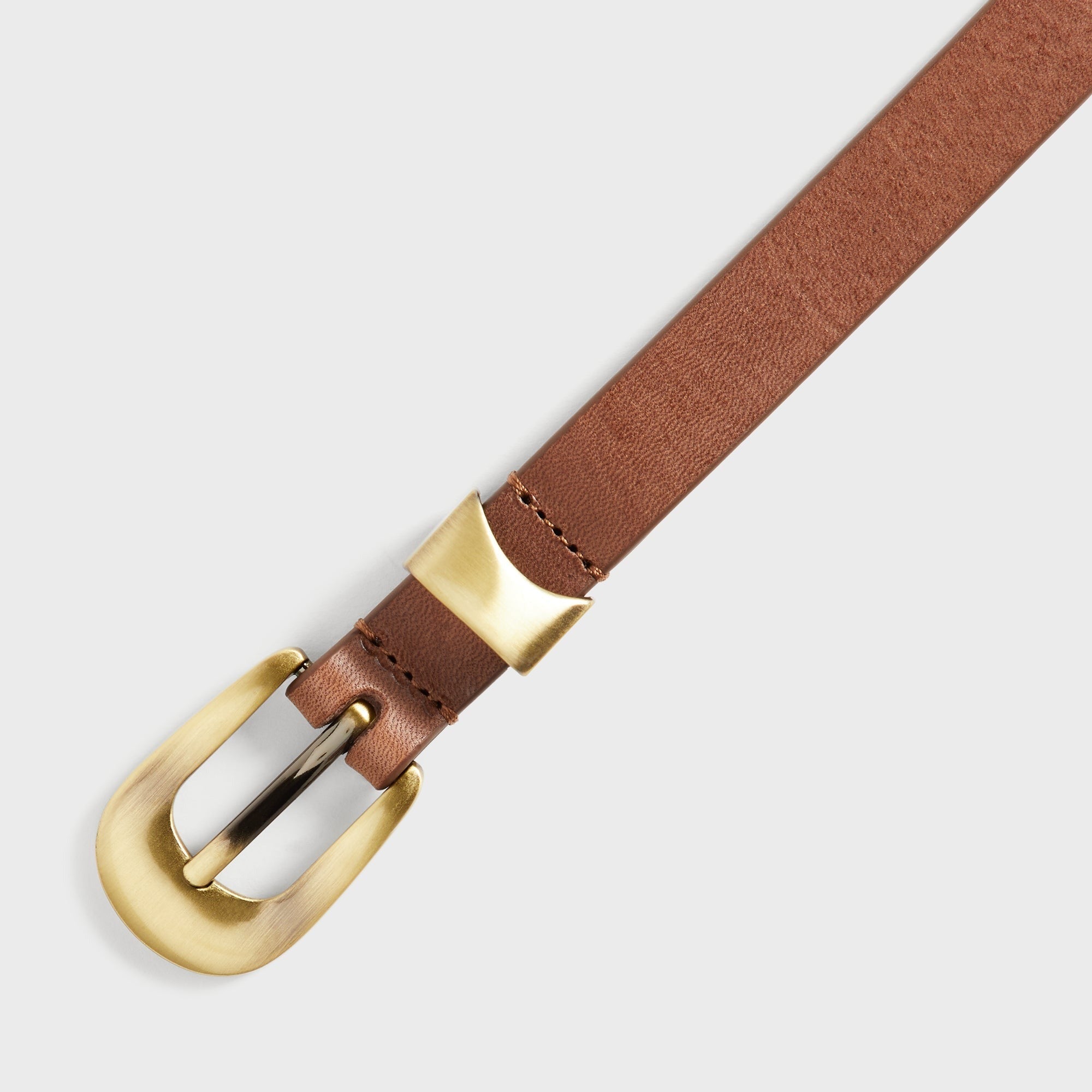 Kith Western Smooth Leather Belt - Zoom