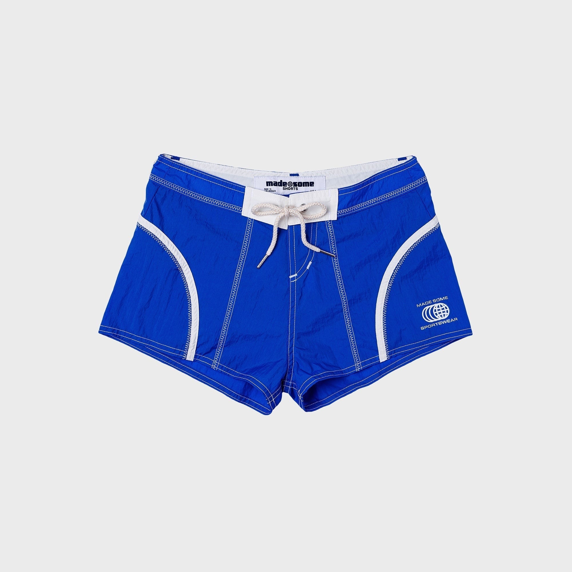 Made Some Short Shorts - Cobalt / White