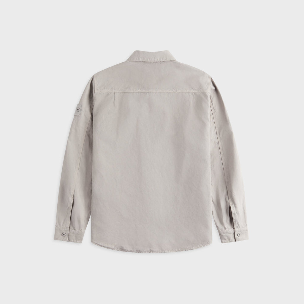 Stone Island Ghost Cotton Linen Overshirt - Dust