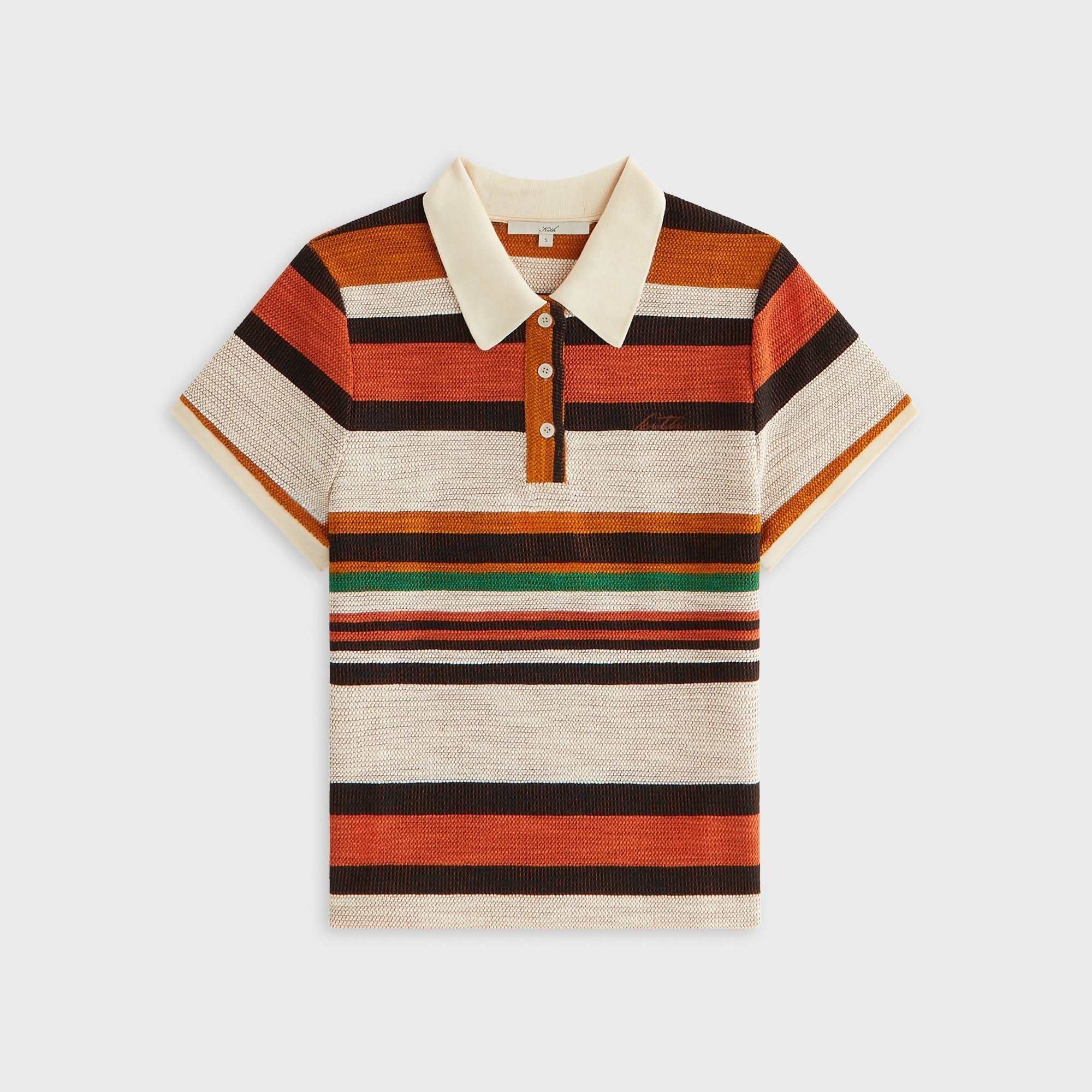Kith Women Sansa Stripe Shrunken Polo - Flutter