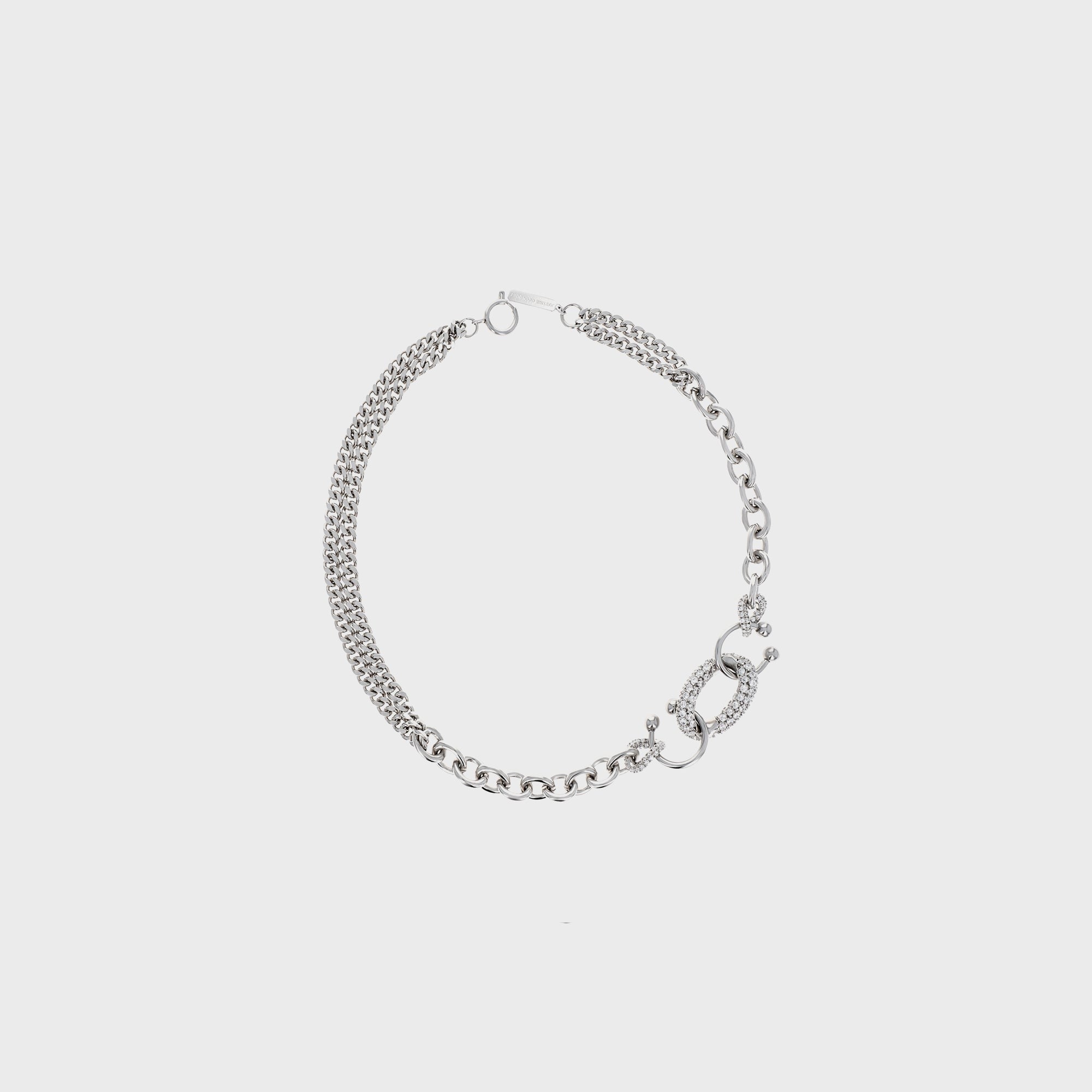 Justine Clenquet Phoebe Necklace - Palladium
