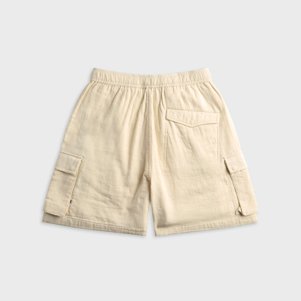 Maharishi 7317 Double Voile Asymmetrical Cargo Short - Ecru