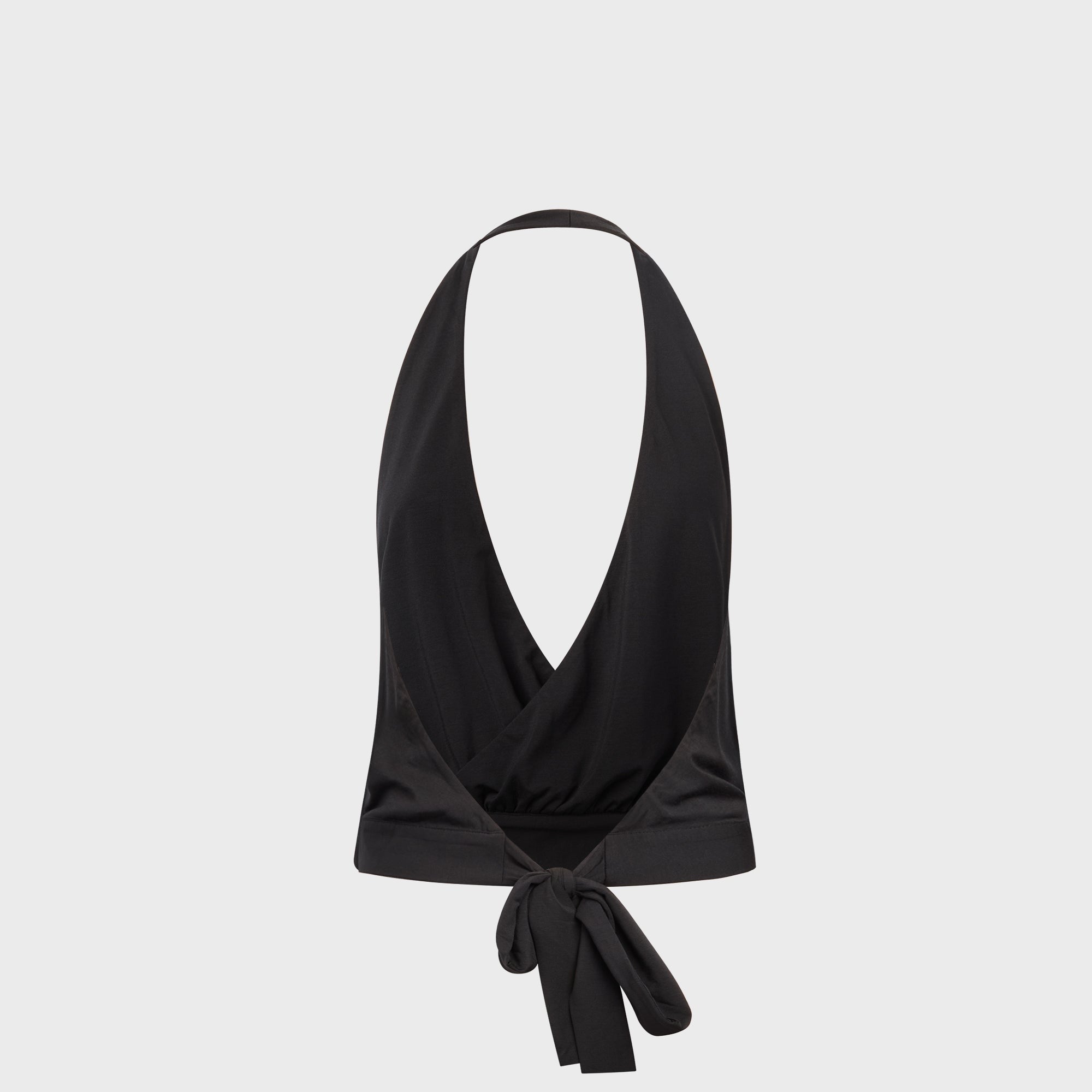GUIZIO Lana Halter Top - Black