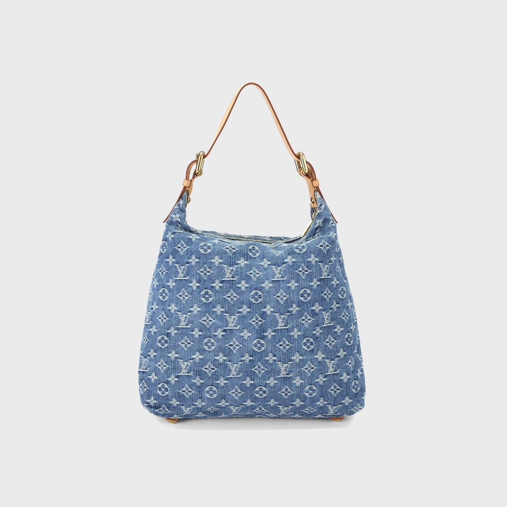 WGACA Louis Vuitton Denim Baggy GM Bag - Blue