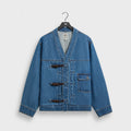 &Kin Denim Clint Trucker Jacket - River Indigo
