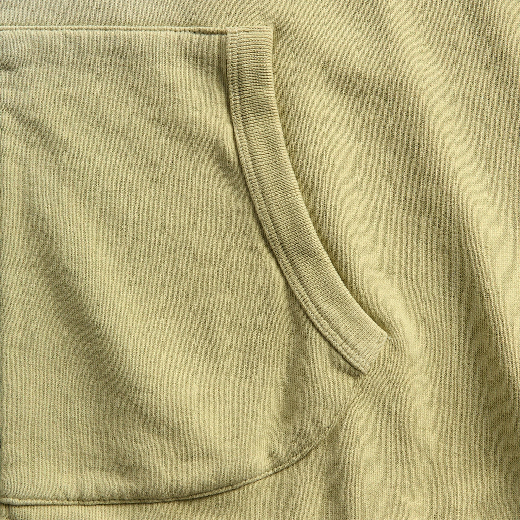 Brain Dead Padded Elbow Zip-Up Hoodie - Sand