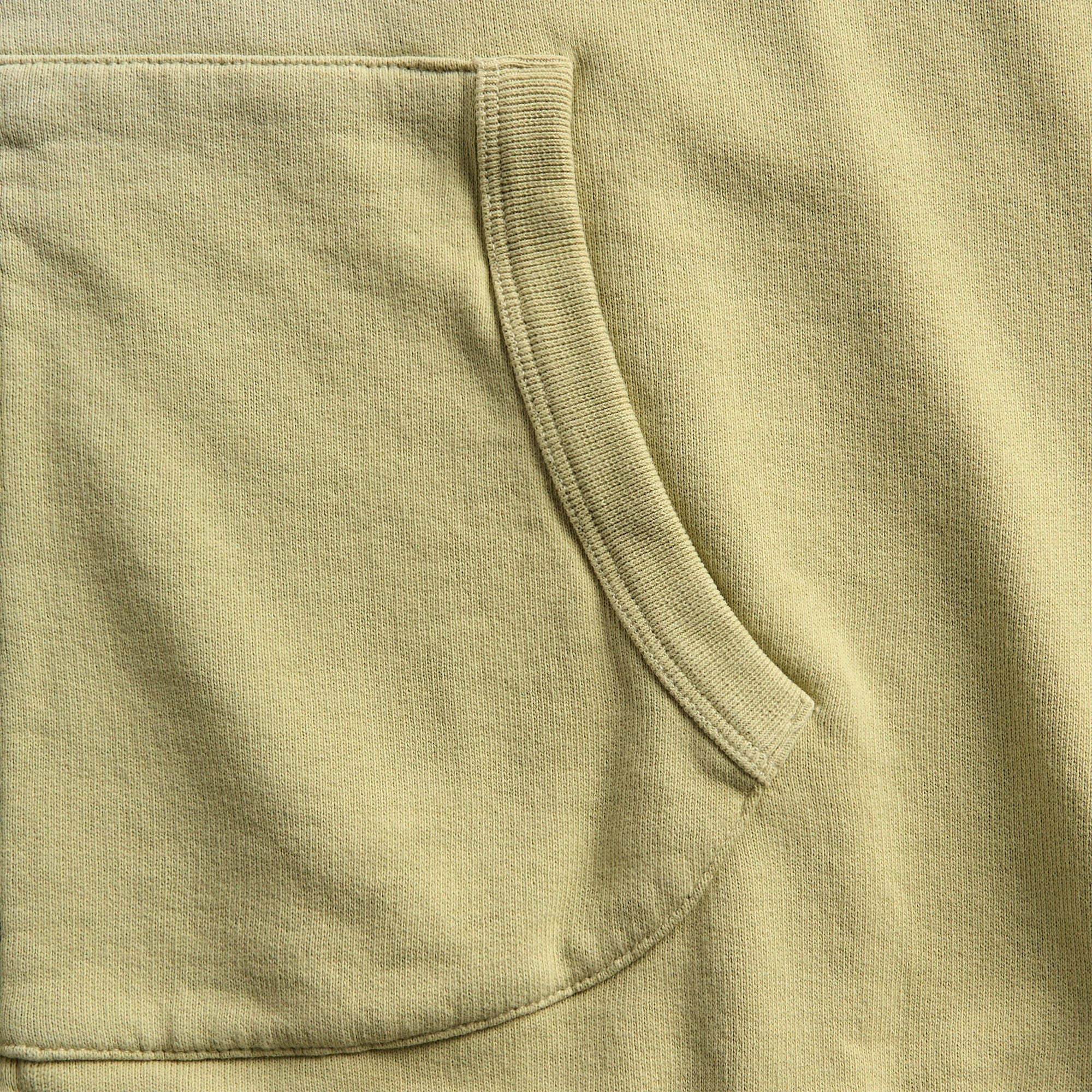 Brain Dead Padded Elbow Zip-Up Hoodie - Sand