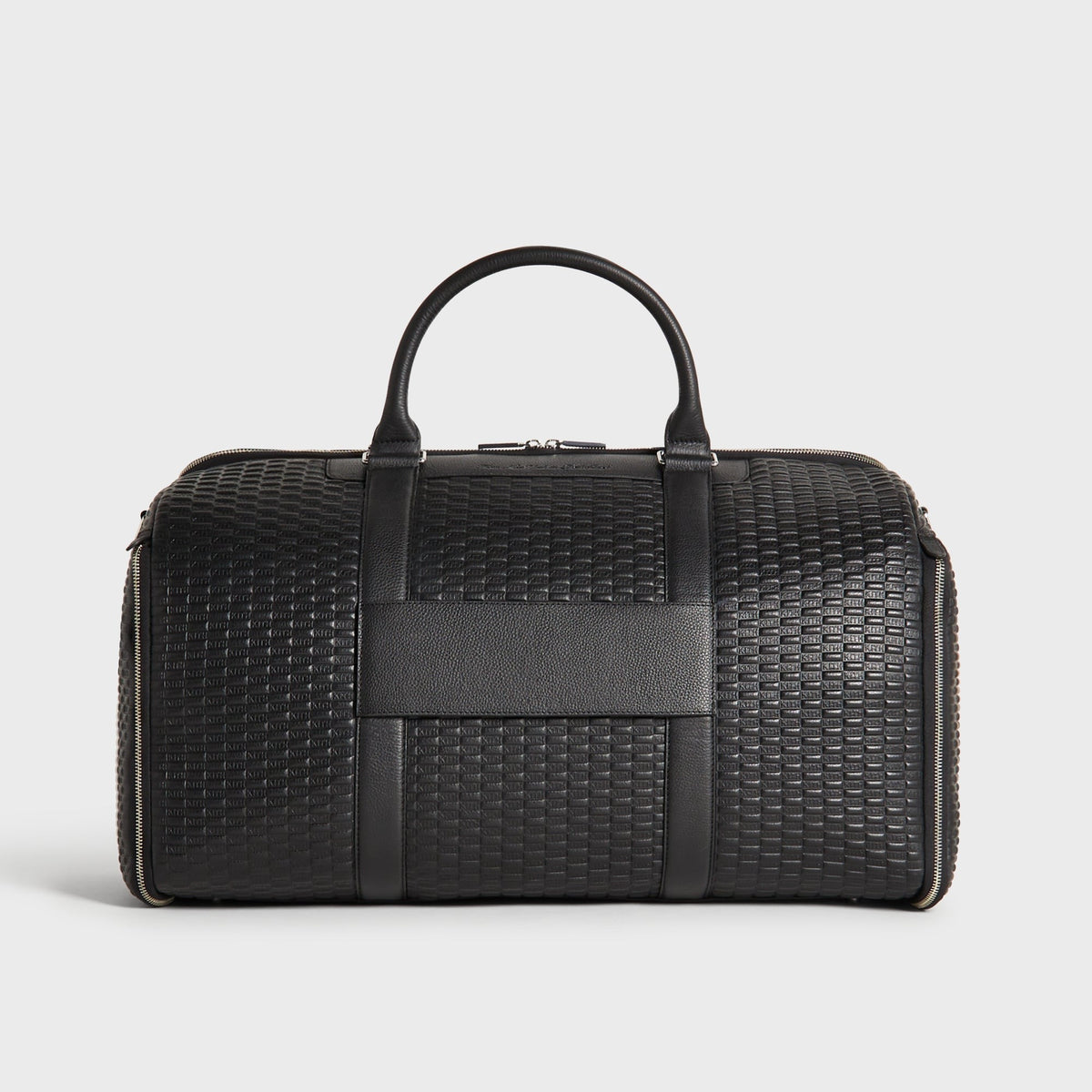 Kith for BMW Leather Travel Garment Duffle Bag - Black