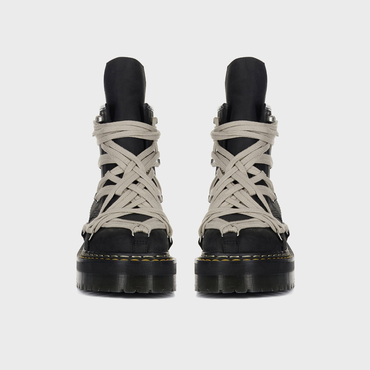 Dr. Martens x Rick Owens DRKSHDW 1460 Quad Sole Megalace® Boot - Black