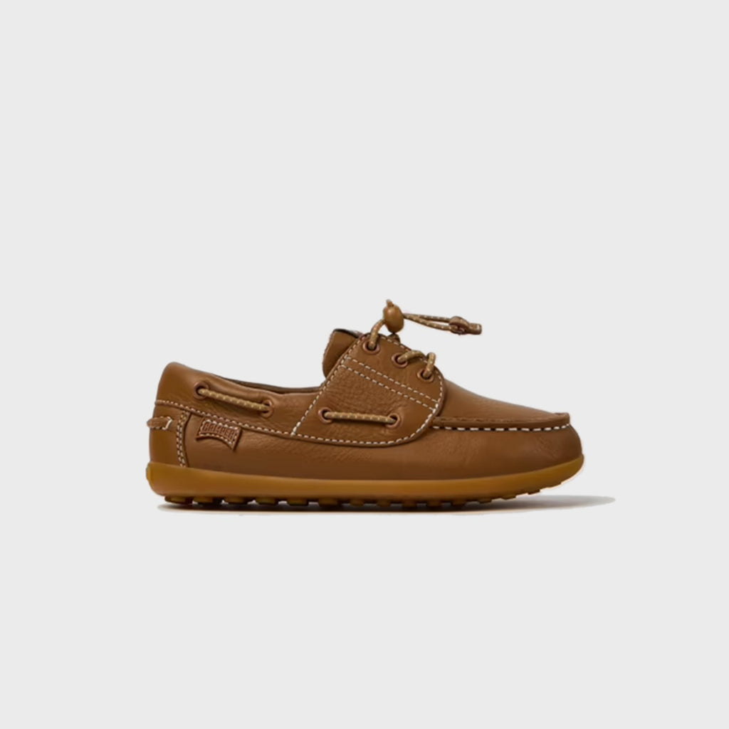 Camper Kids Peu Cami Mocassins - Brown